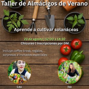 Taller práctico de almácigos y huerta