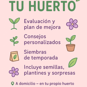 Asesoría de huerto (domicilio) región metropolitana