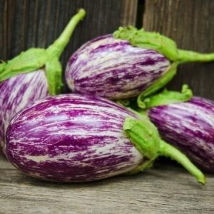 Semillas de berenjena listada de Gandía