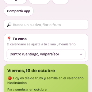 App de huertos (gratis)